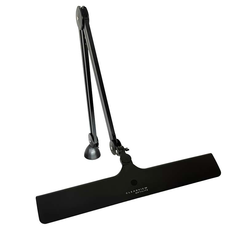 ClearView Optilite Illuminated Task Light with Articulated Arm, Black, Package of 4